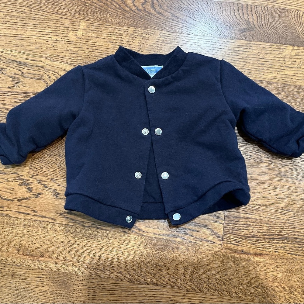 Jacadi Paris Baby Navy Blue Sweater (3 months)